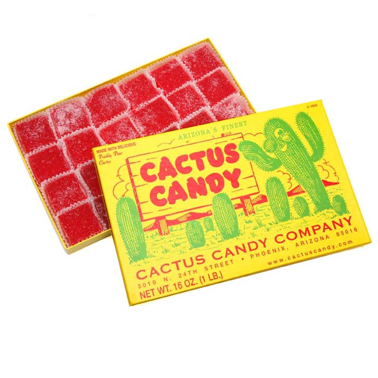 cactus candy prickly pear Prickly Pear Cactus Candy 16 oz. Box