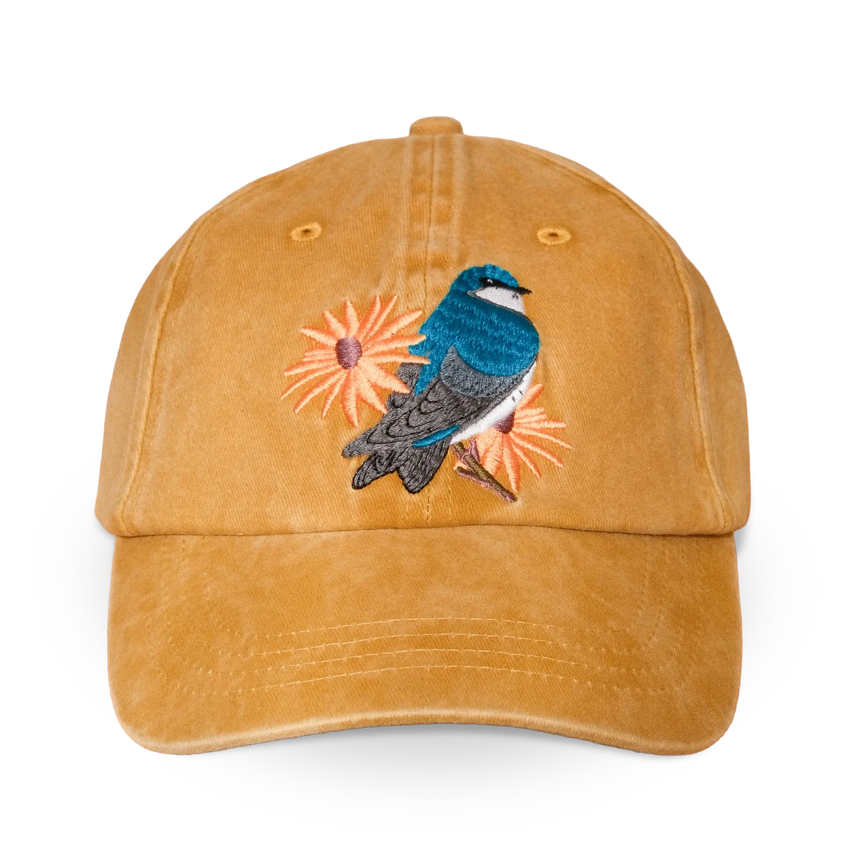 Tree Swallow Washed Dad Hat