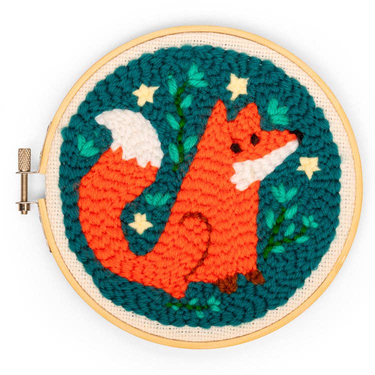 Woodland Fox Punch Needle