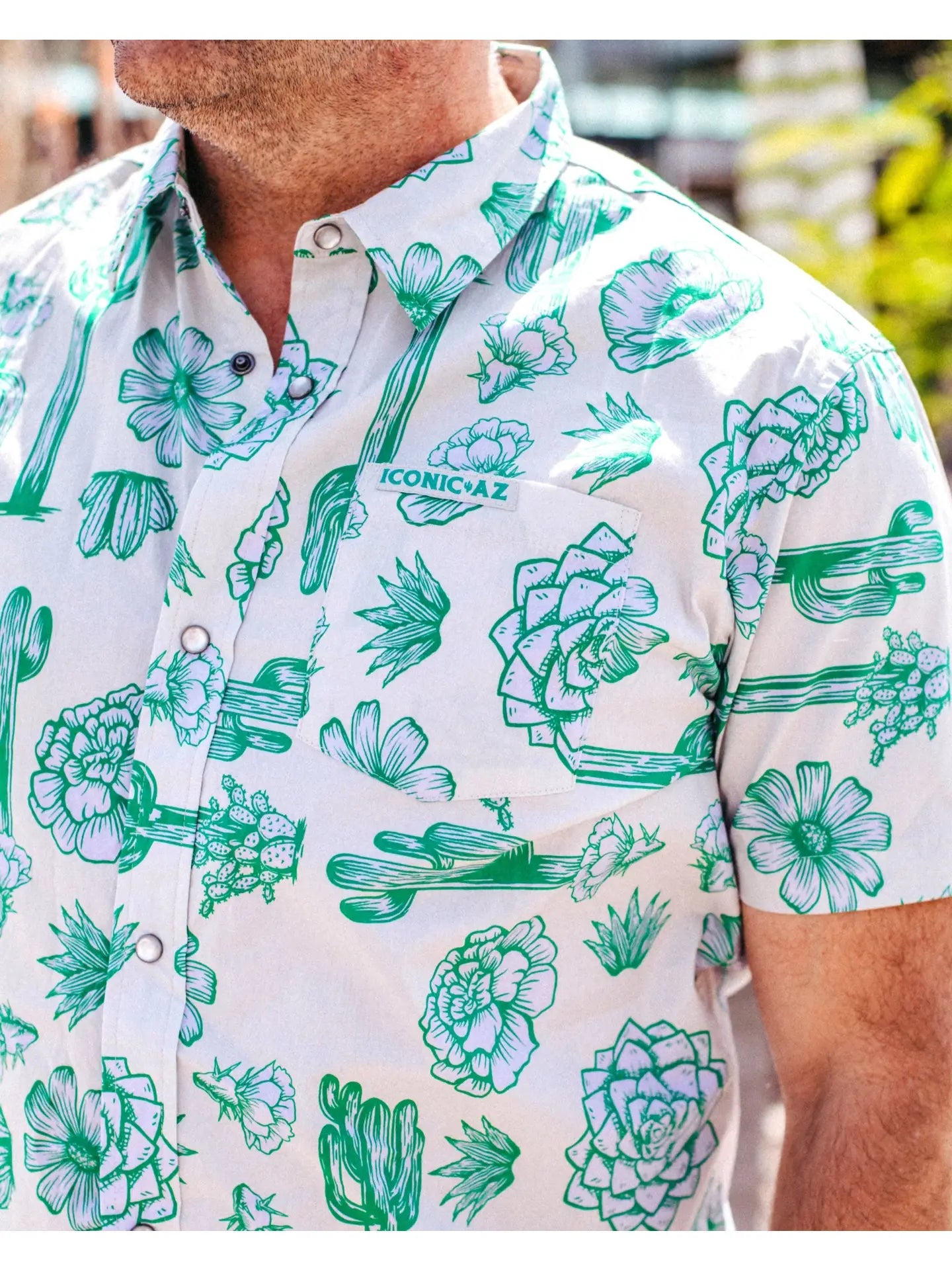 Desert Flora Button Up Shirt