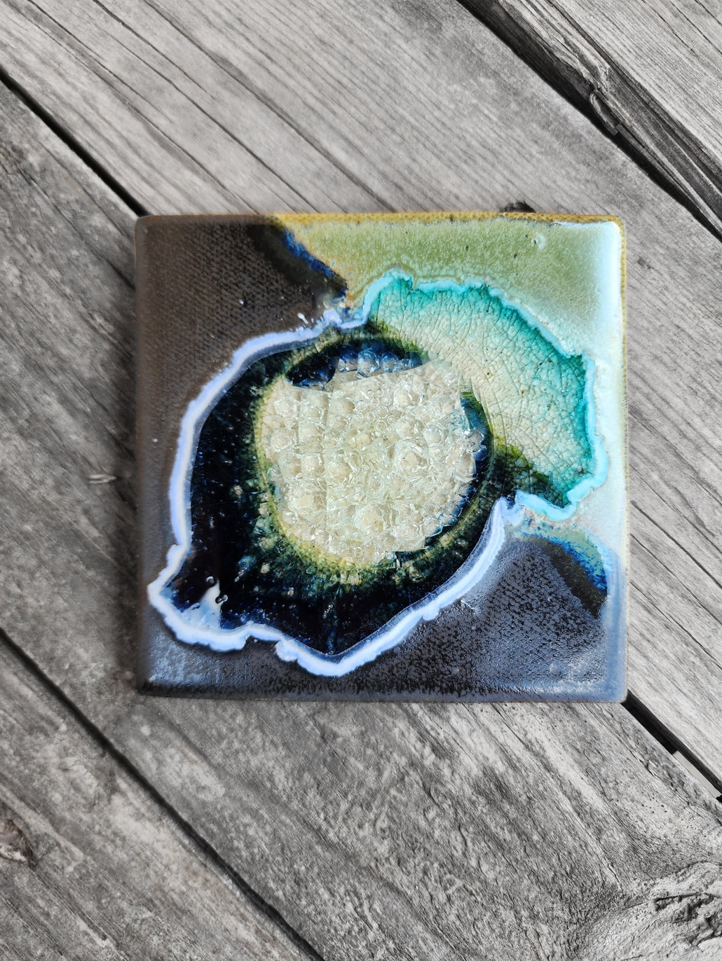 Stoneware & Glass Coaster
