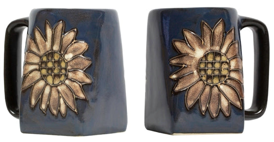 Sunflowers Square Stoneware Mug