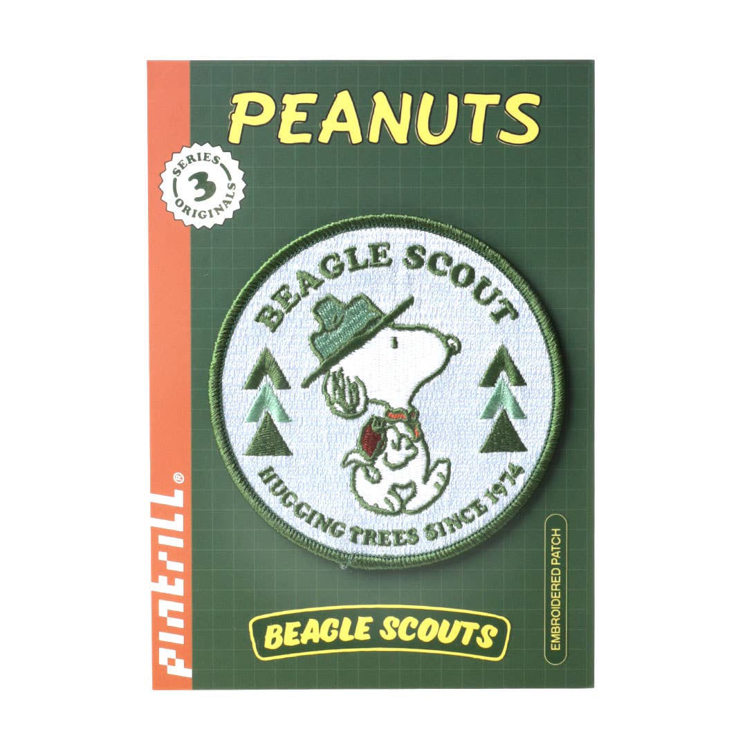Hugging Trees Snoopy Scout Patch
