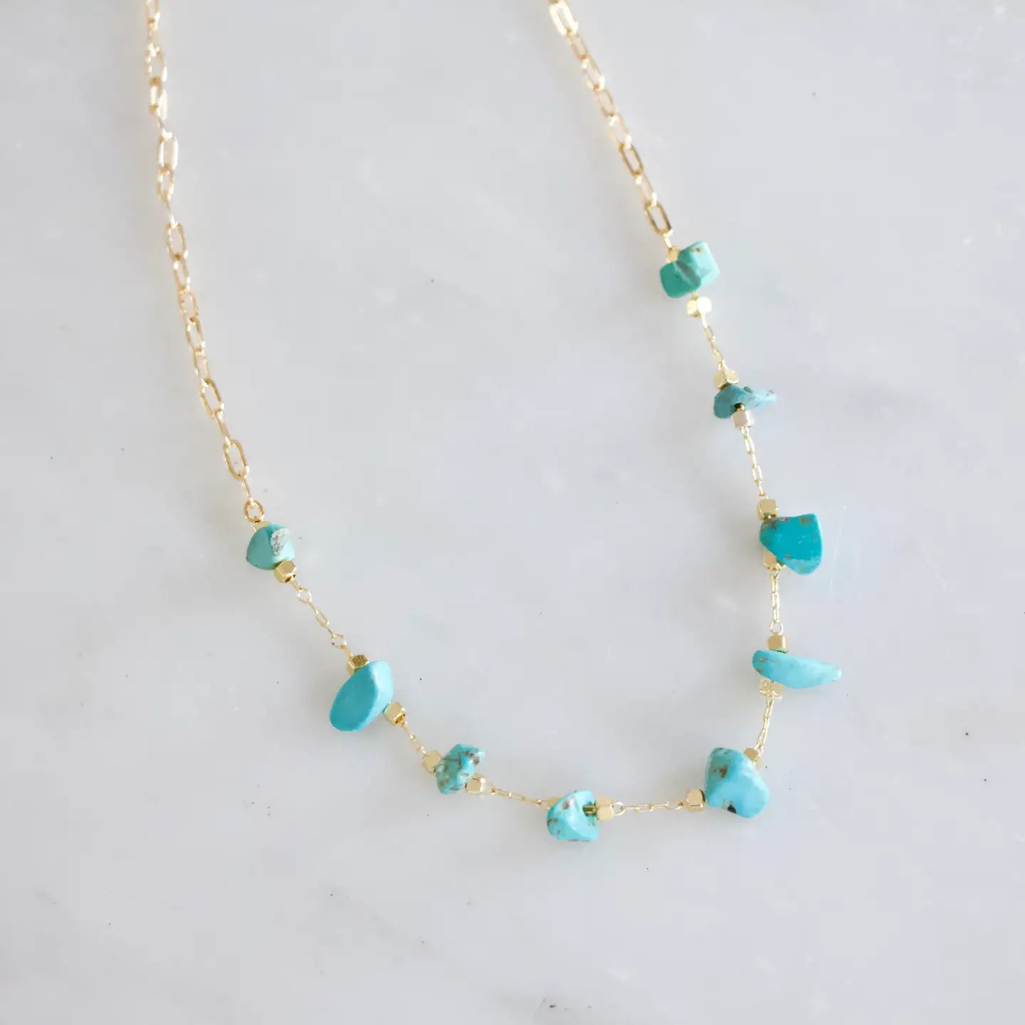 Turquoise Nugget Necklace