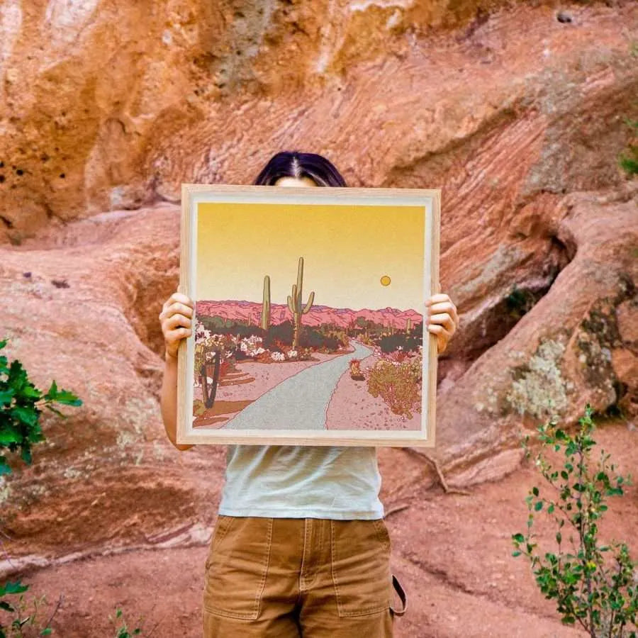 Desert Mountain Art Print