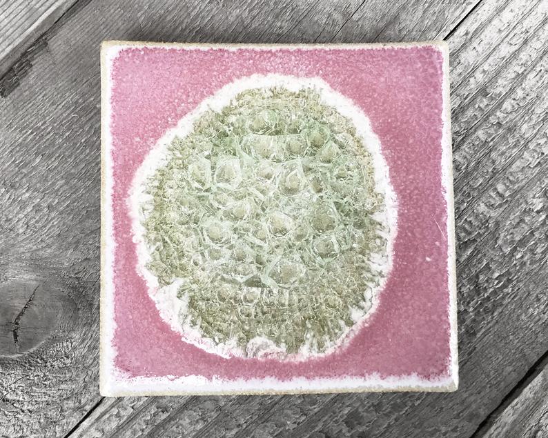 Stoneware & Glass Coaster