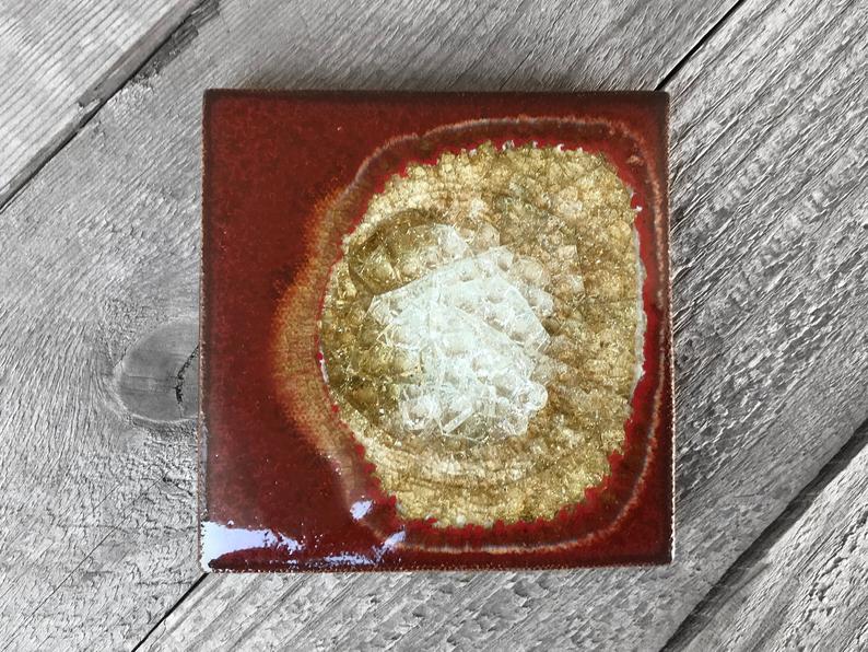 Stoneware & Glass Coaster