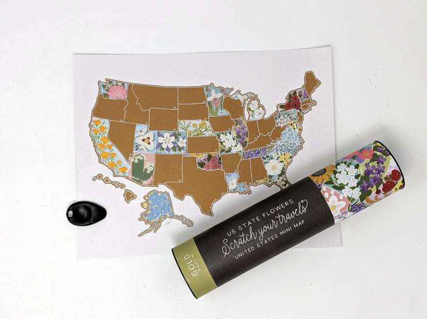 USA State Flowers Scratch-Off 10