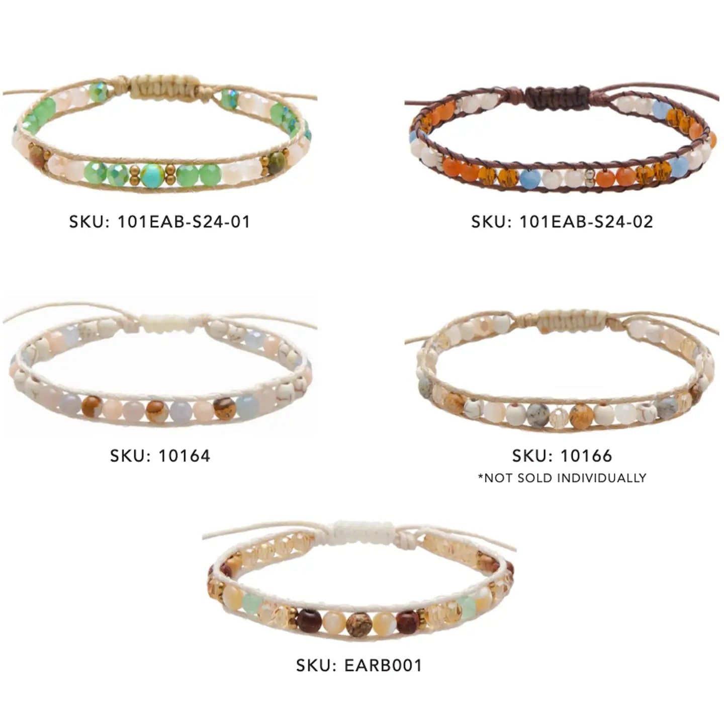 Earth Beaded Bracelets