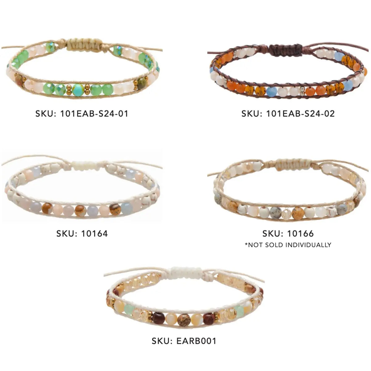Earth Beaded Bracelets