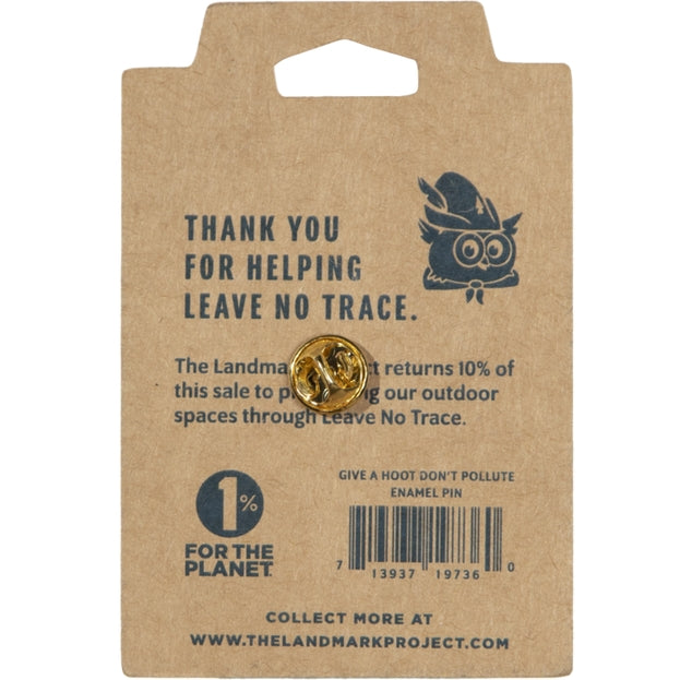 Woodsy Owl Postage Stamp Enamel Pin