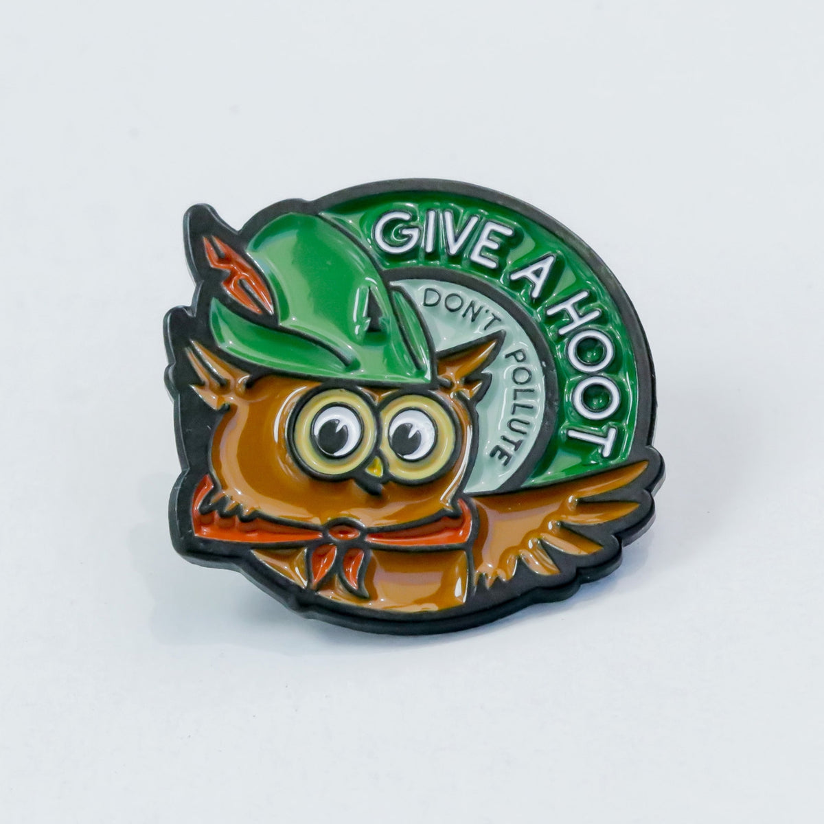 Woodsy Owl Enamel Pin, Give A Hoot Don't Pollute