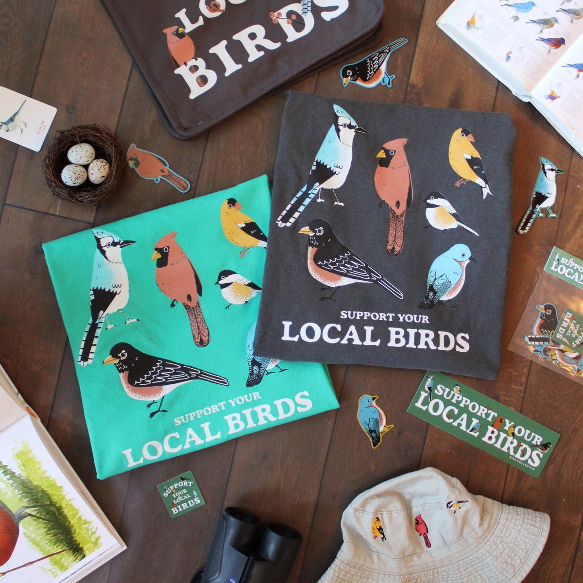 Support Your Local Birds Tee