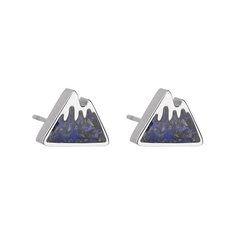 Mountain Post Ear Blue Sodalite