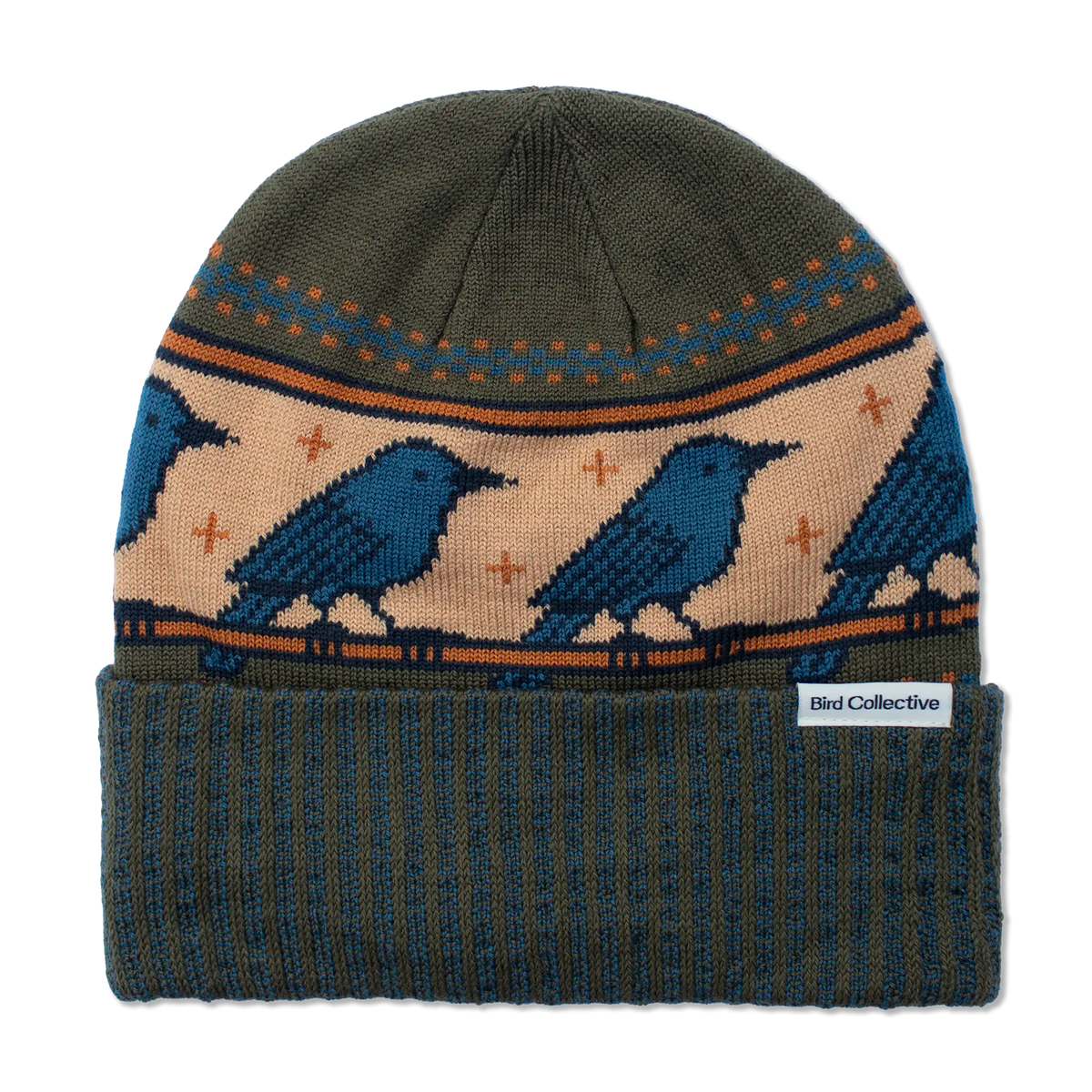 Knitted Perched Bird Beanie