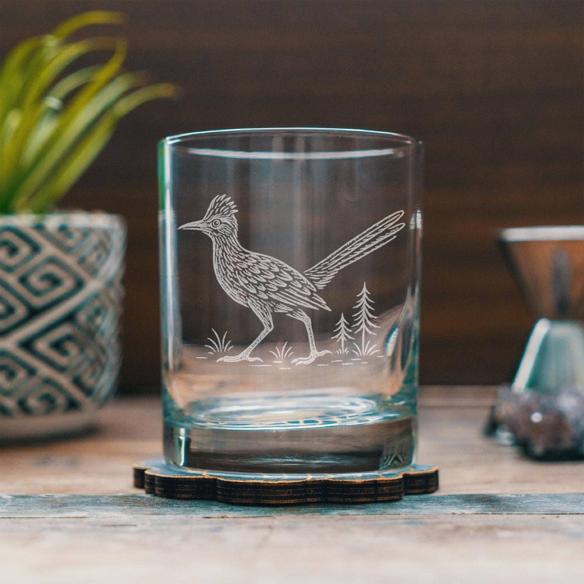 Road Runner Whiskey Glass
