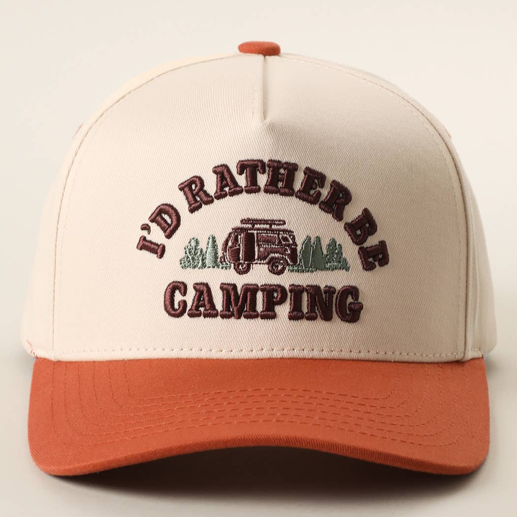 I'd Rather Be Camping Trucker
