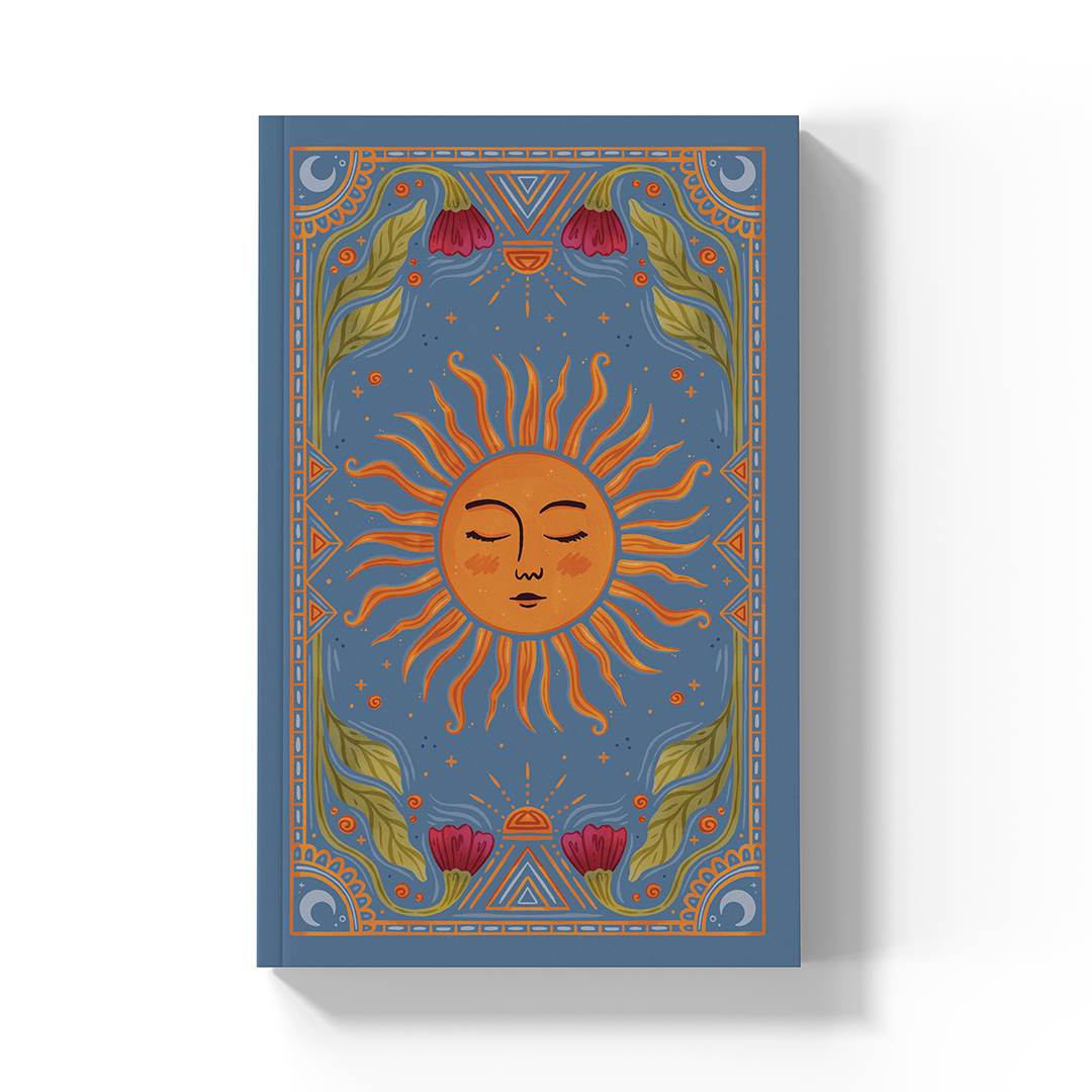 Sun Tarot Soft Touch Notebook