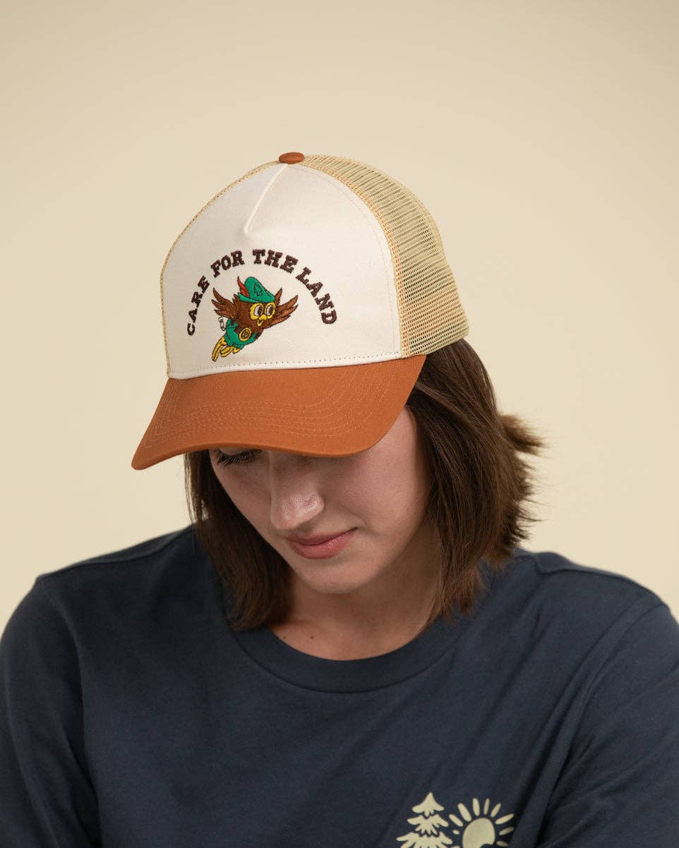 Care for the Land Woodsy Trucker Hat