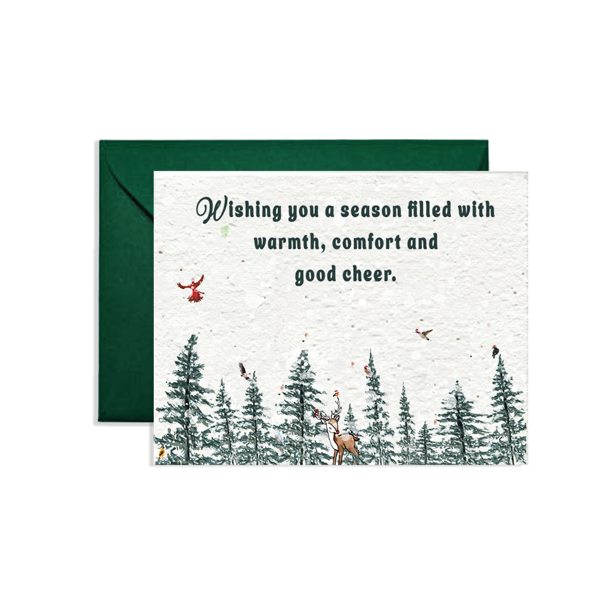 Festive Forest Fables Seed Paper Card