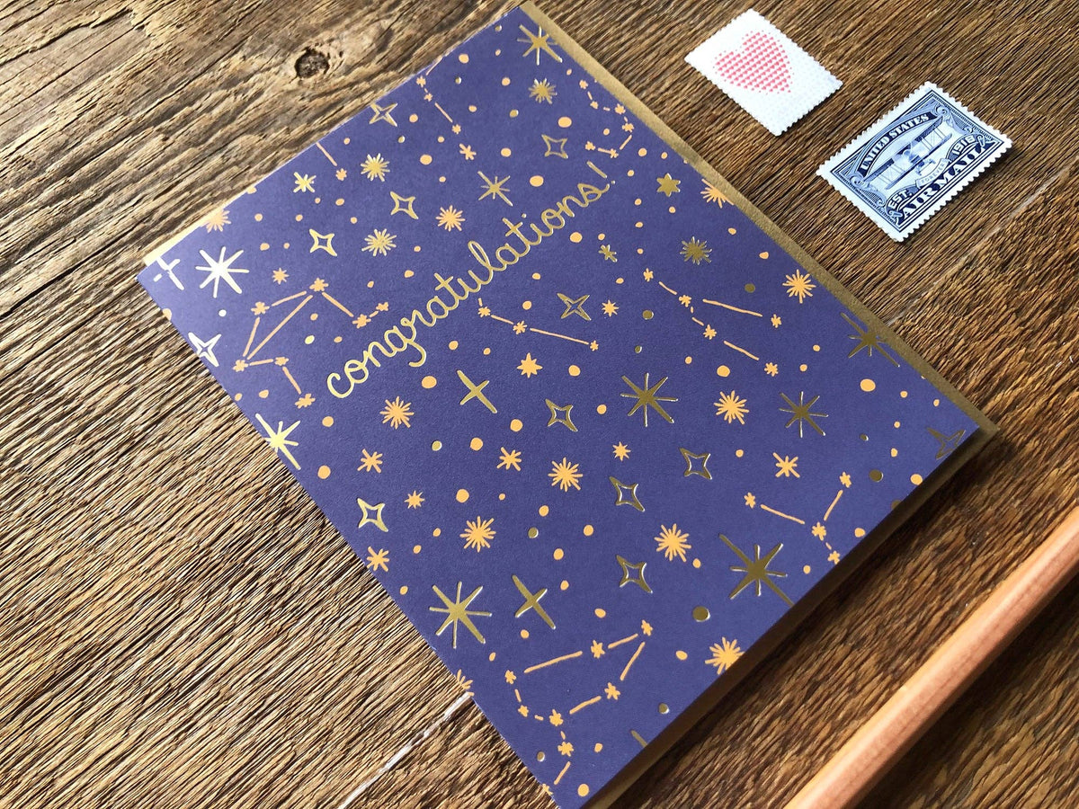 Congrats Stars Card