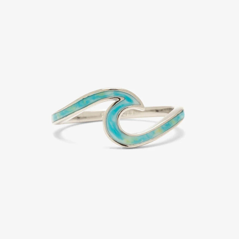 Ocean Tie Dye Wave Ring
