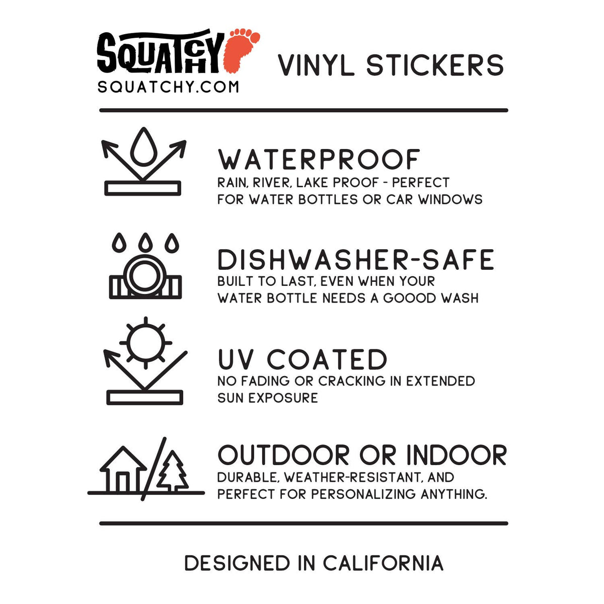 Hike More Worry Less Bigfoot Sticker