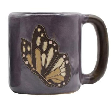 Monarch Butterfly Round Stoneware Mug