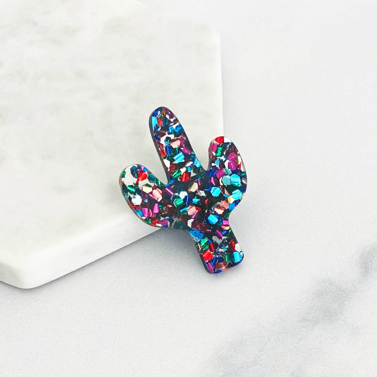 Cactus Glitter Magnet