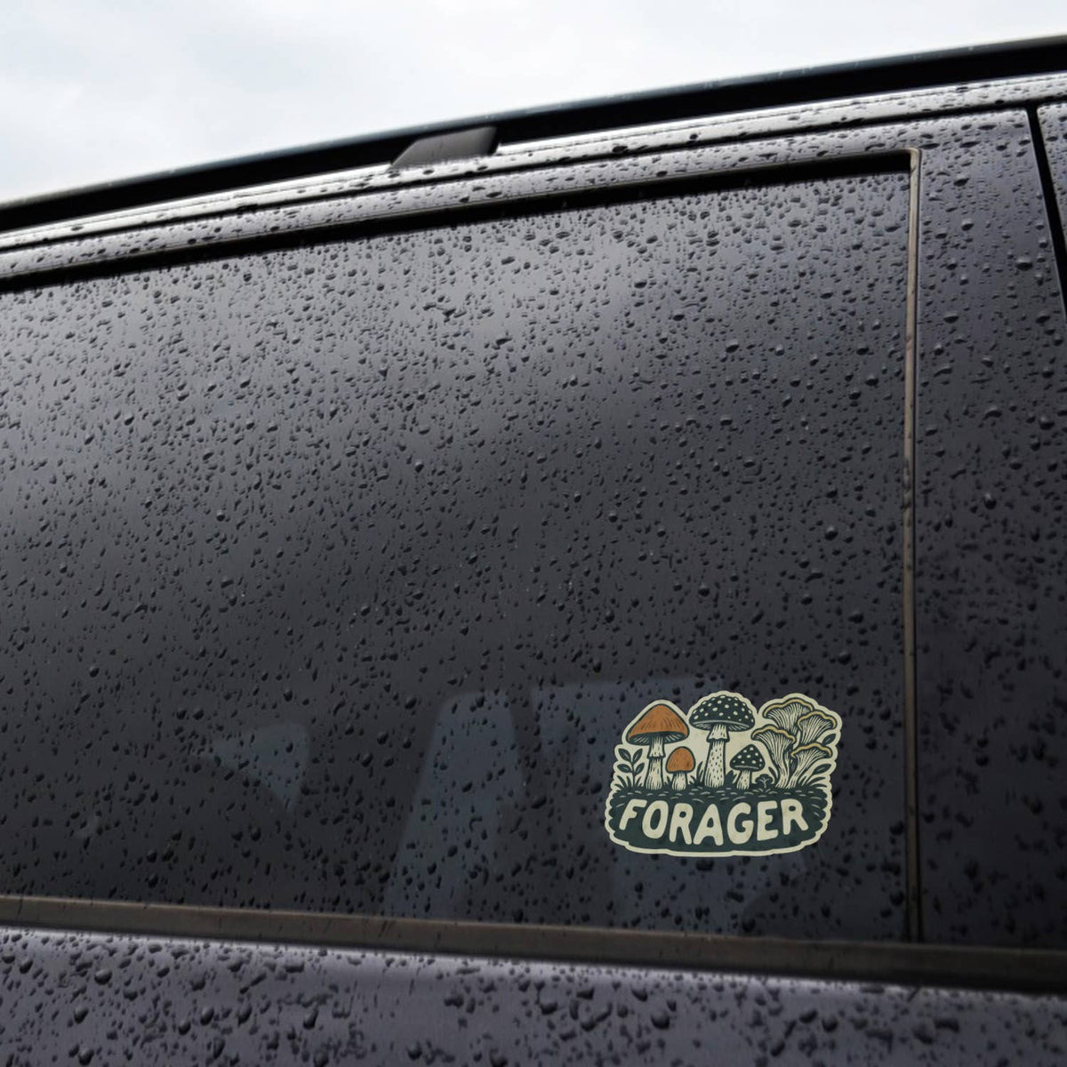Forager - Waterproof Mushroom Sticker