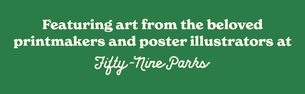 Green banner announcing Animals of the National Parks collection