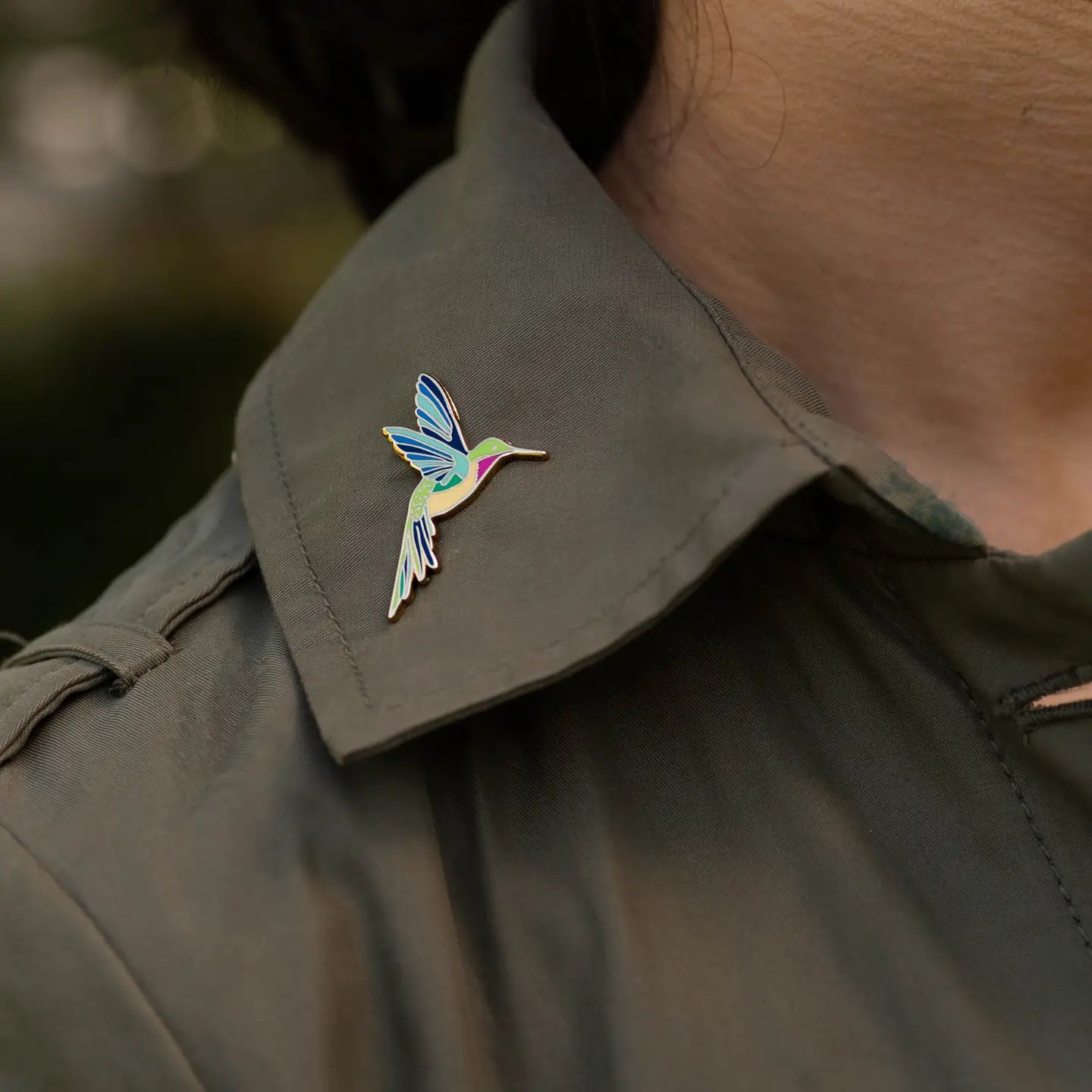 Hummingbird Pin