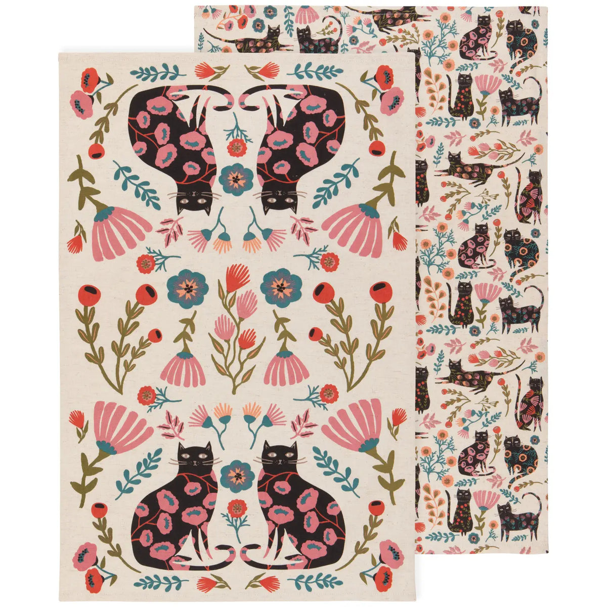 Catbloom Dish Towel Set