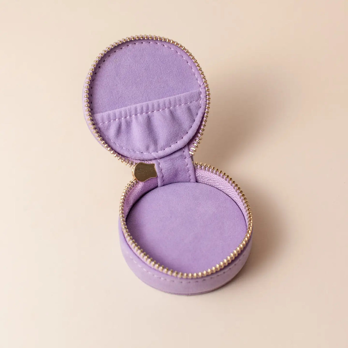 Lavender Travel Jewelry Case