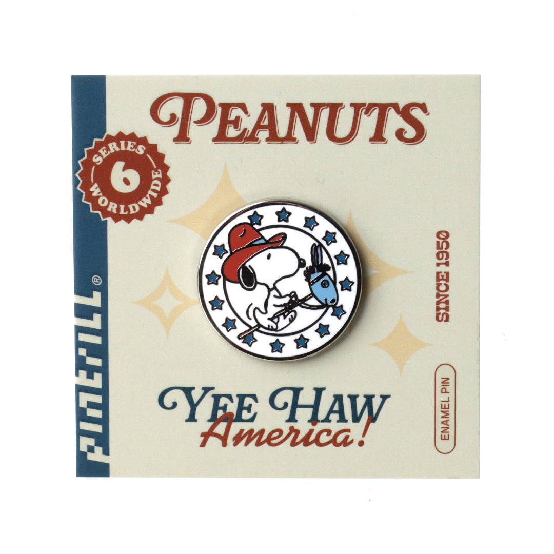 Snoopy Cowboy Yee Haw Pin