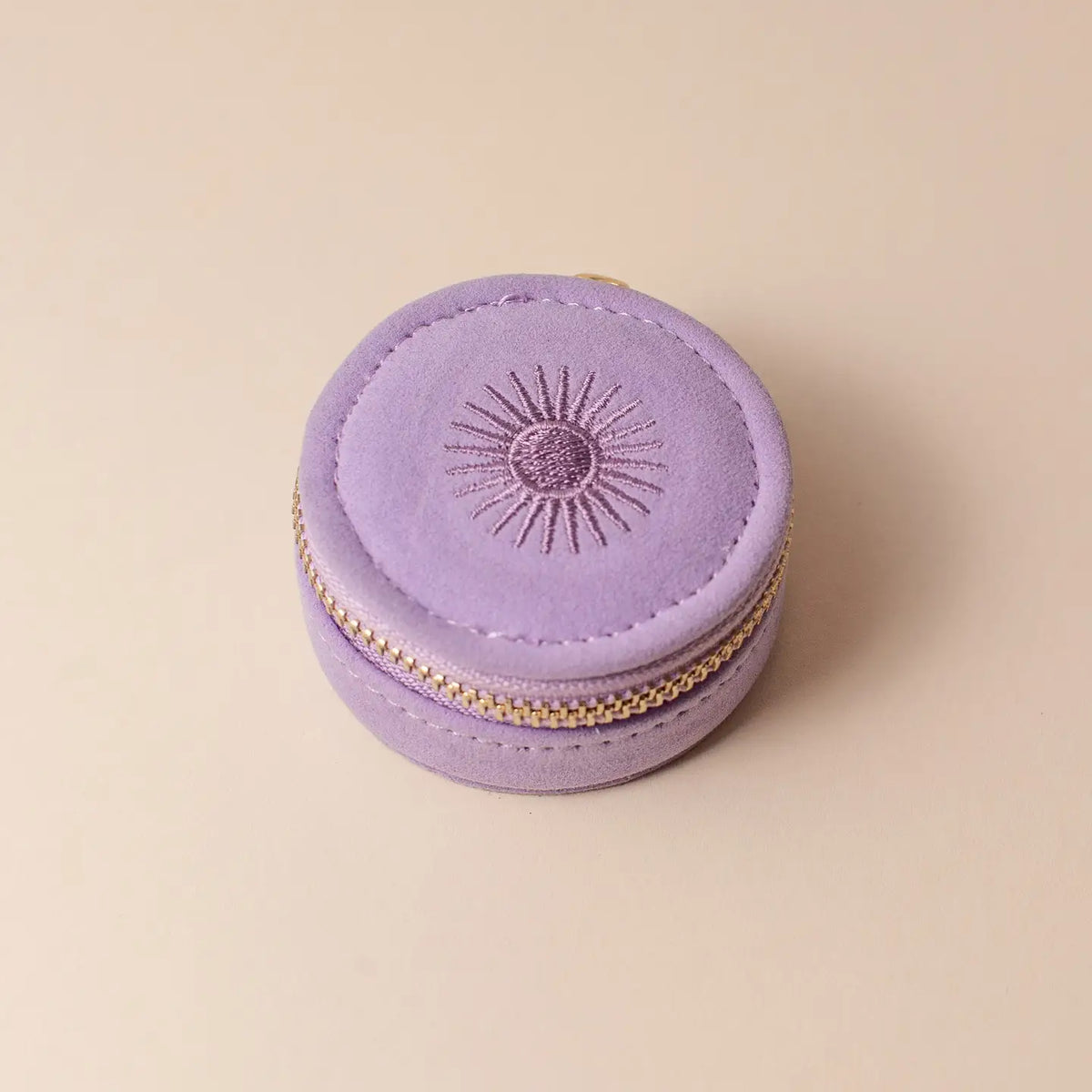 Lavender Travel Jewelry Case