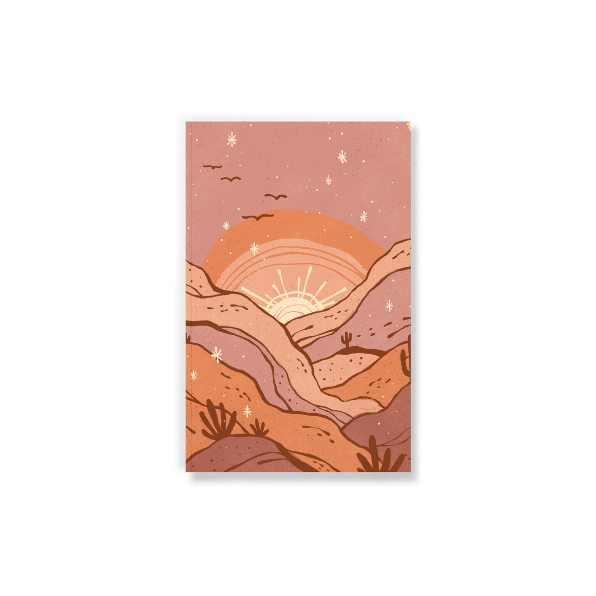 Desert Sunset Soft Touch Notebook