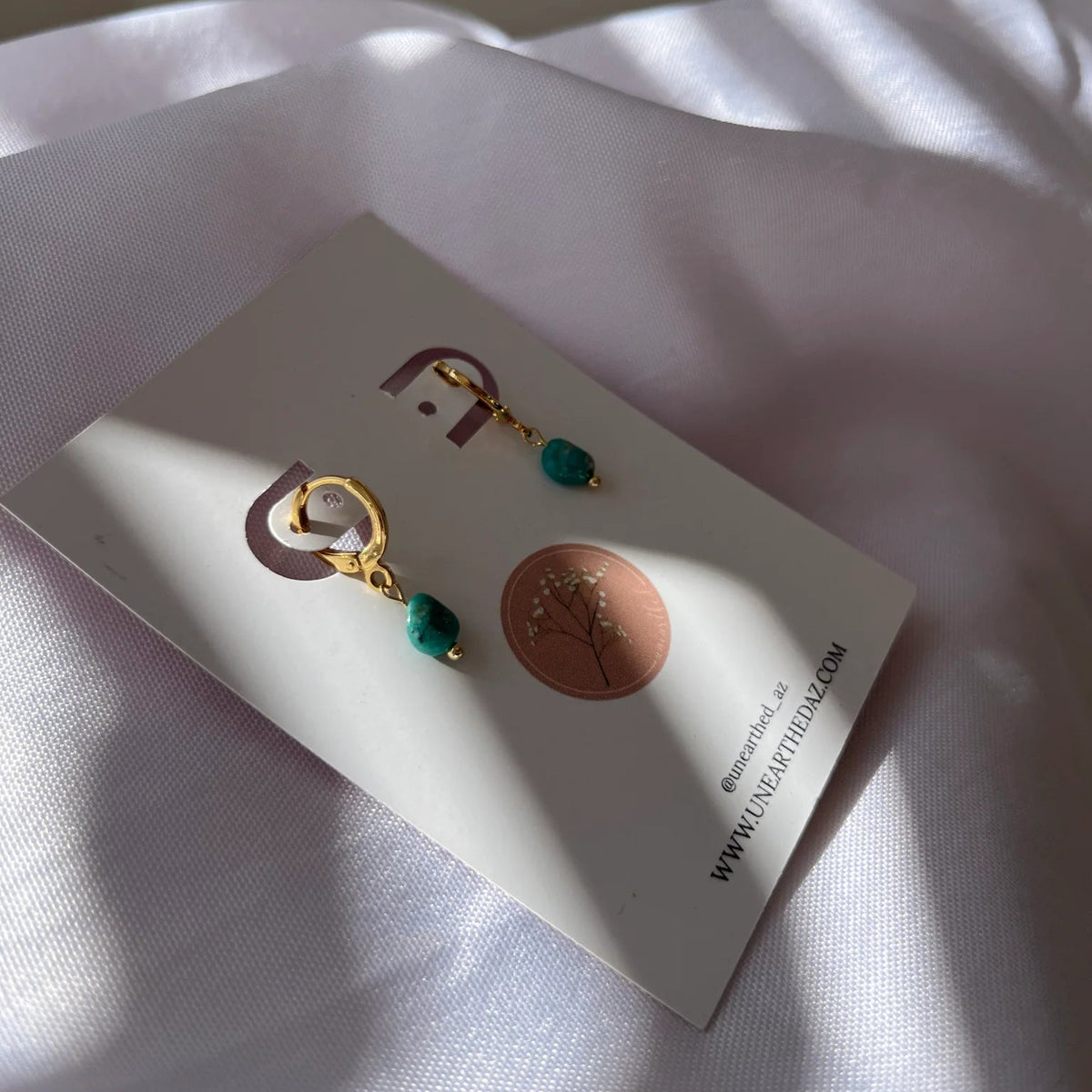 Campitos Turquoise Huggie Earrings