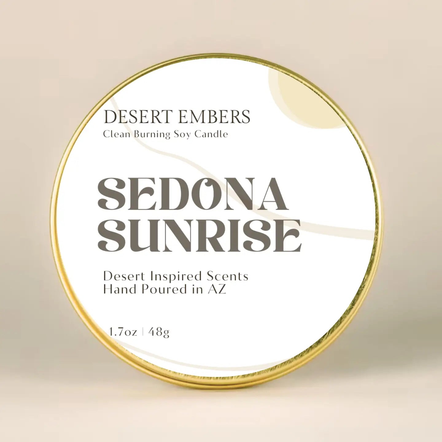 Sedona Sunrise 1.7 oz Mini Travel Candle