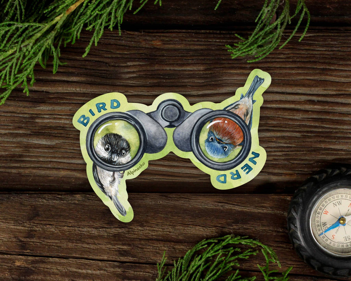 Bird Nerd Sticker