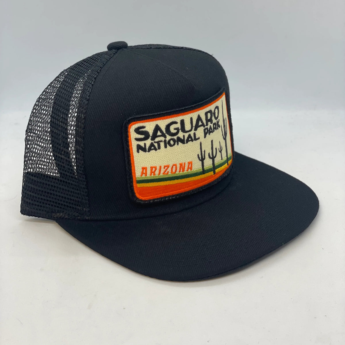 Saguaro National Park Pocket Flat Brim Trucker