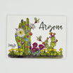 Arizona Hummingbirds & Cactus Flowers Magnet