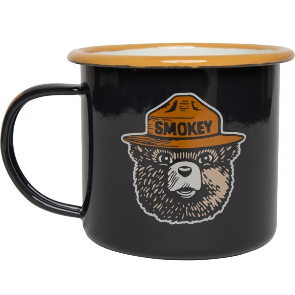 Smokey Logo Enamel Mug