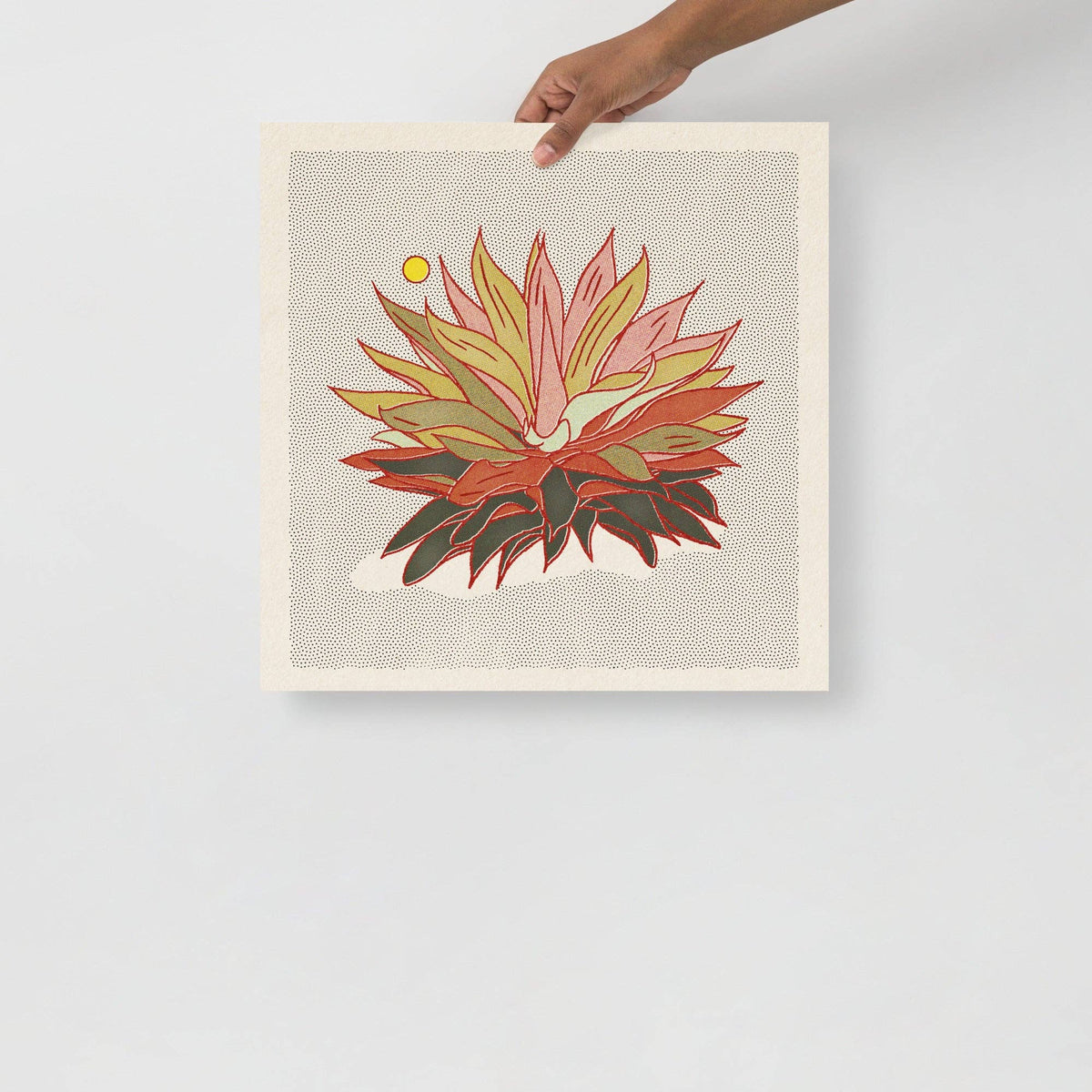 Rainbow Aloe Art Print