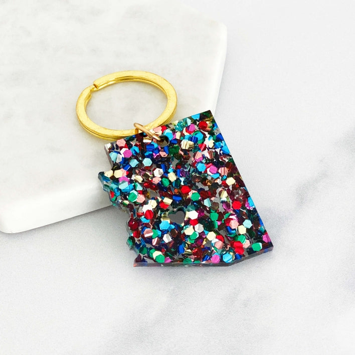 Acrylic Arizona Keyring
