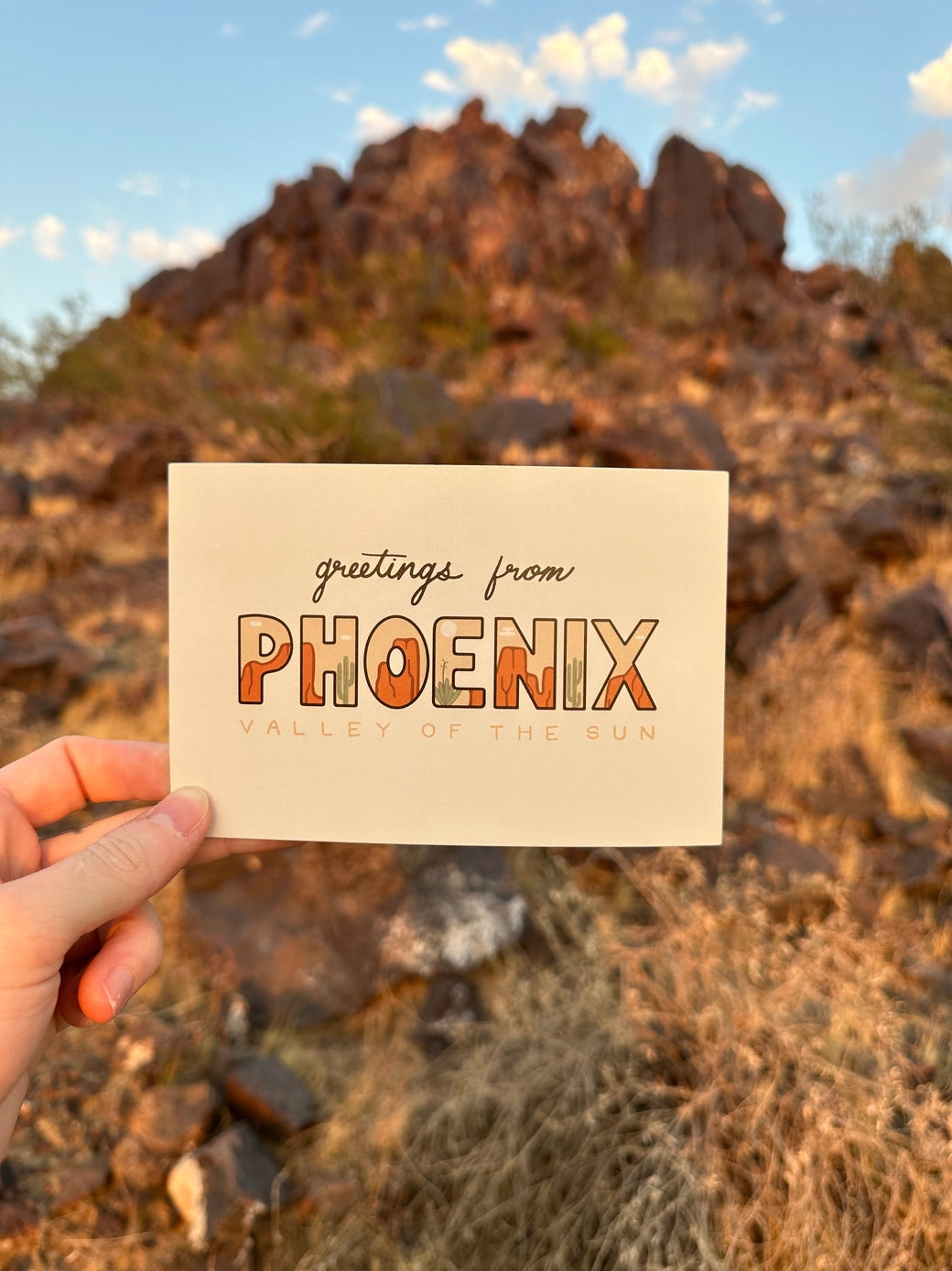 Greetings from Phoenix Postcard