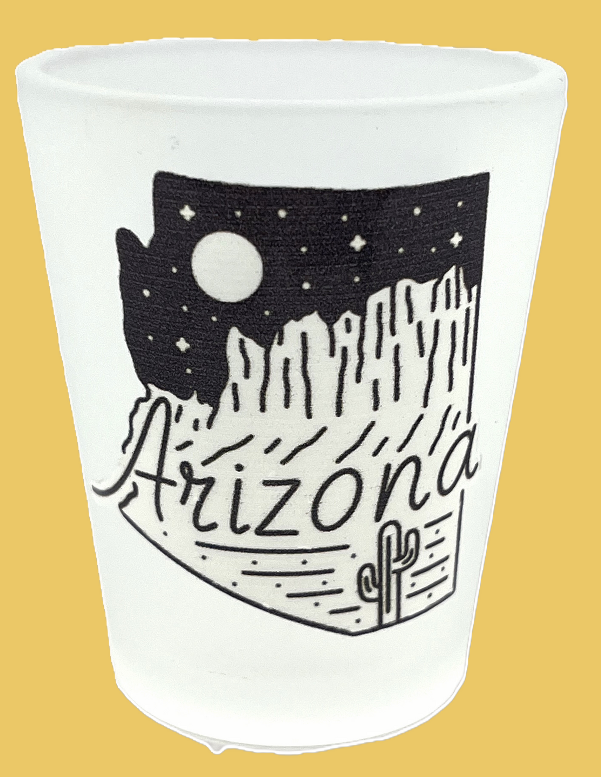 Arizona State Frosted Shot Glass