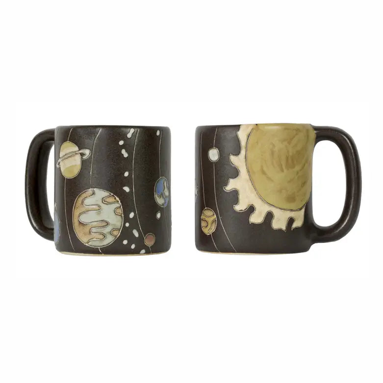 Solar System Round Stoneware Mug