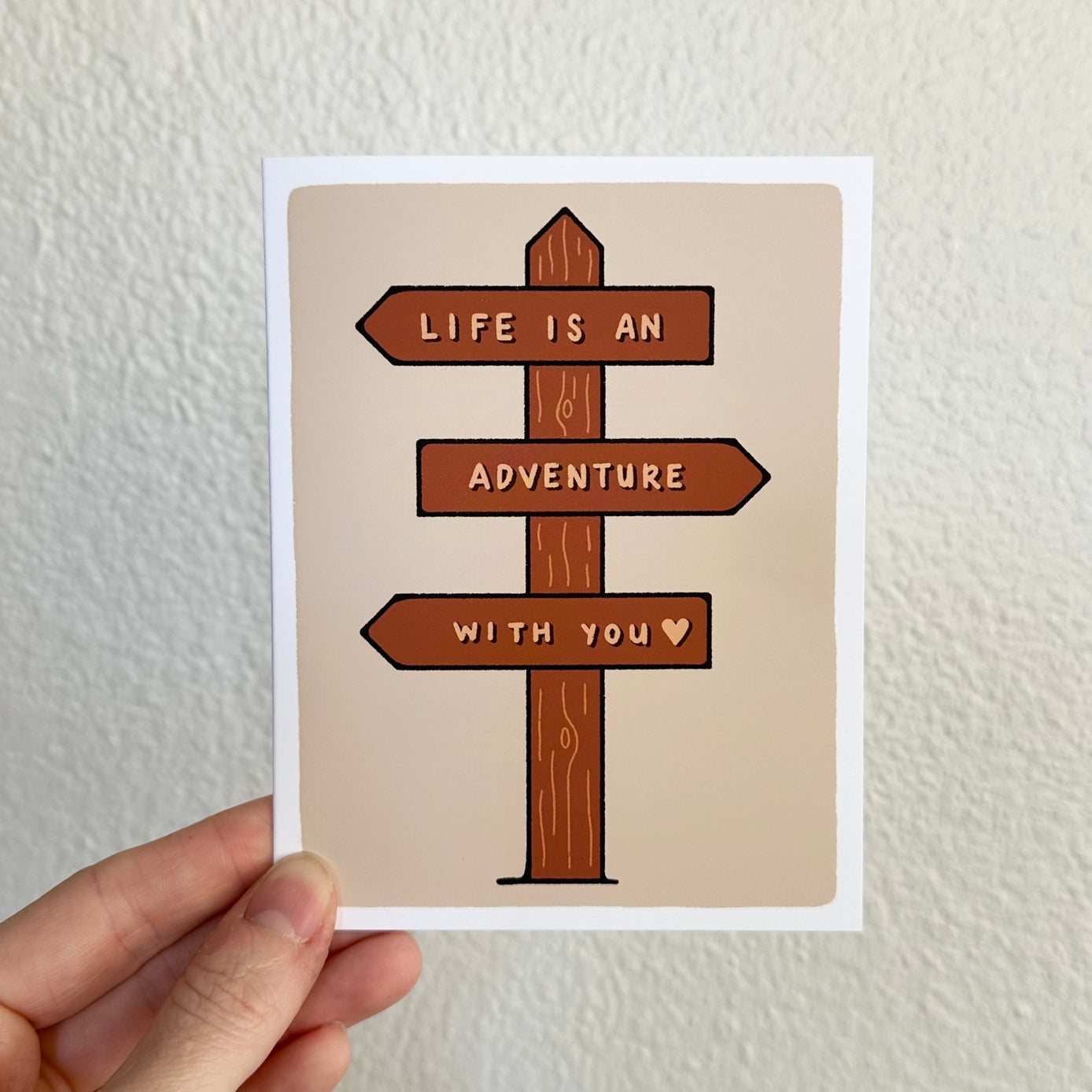 Life Is An Adventure with You Card