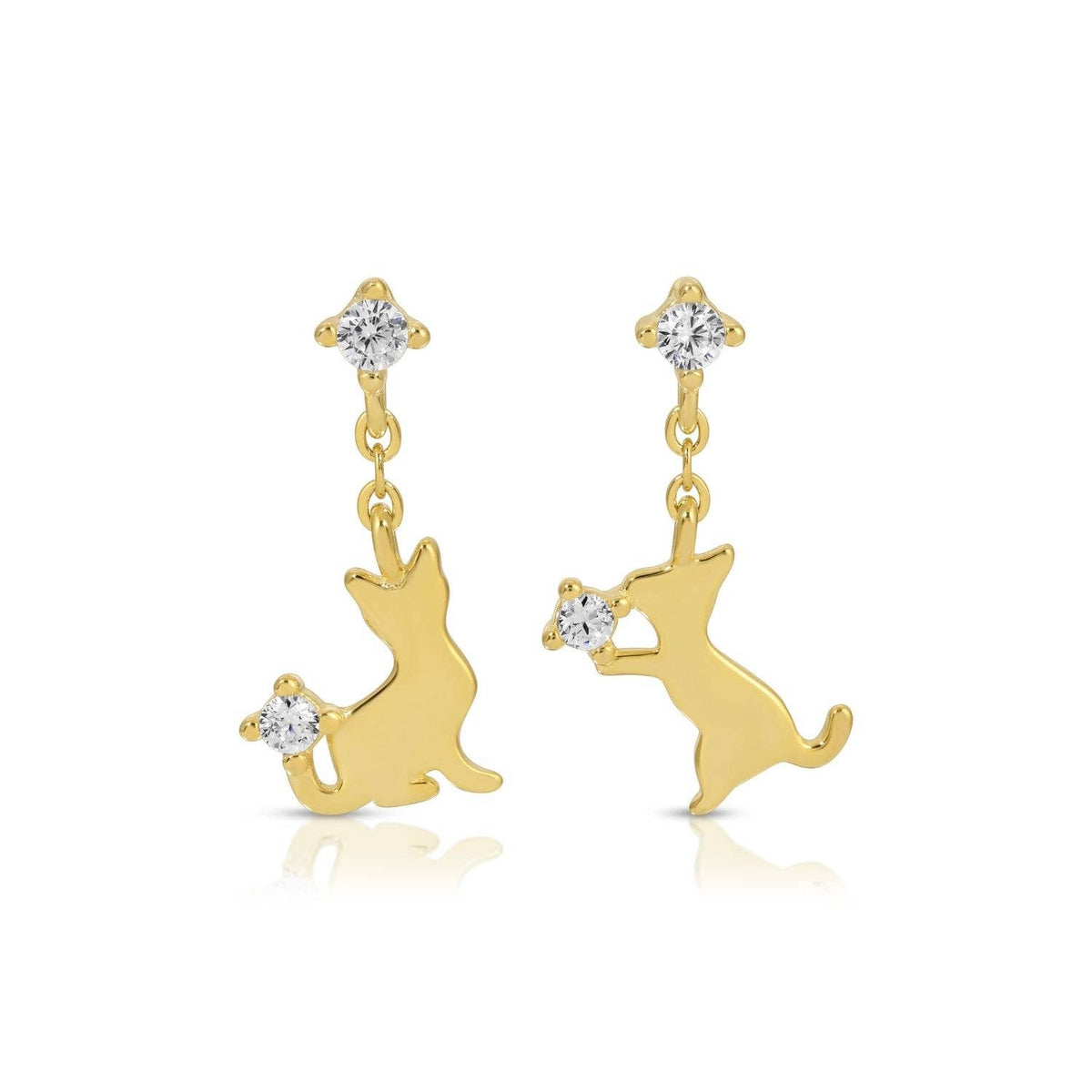 Playful Cat Studs
